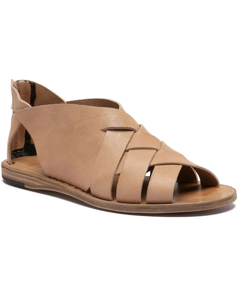 Officine Creative Italia Sandalen mit Webmuster - Nude Nude