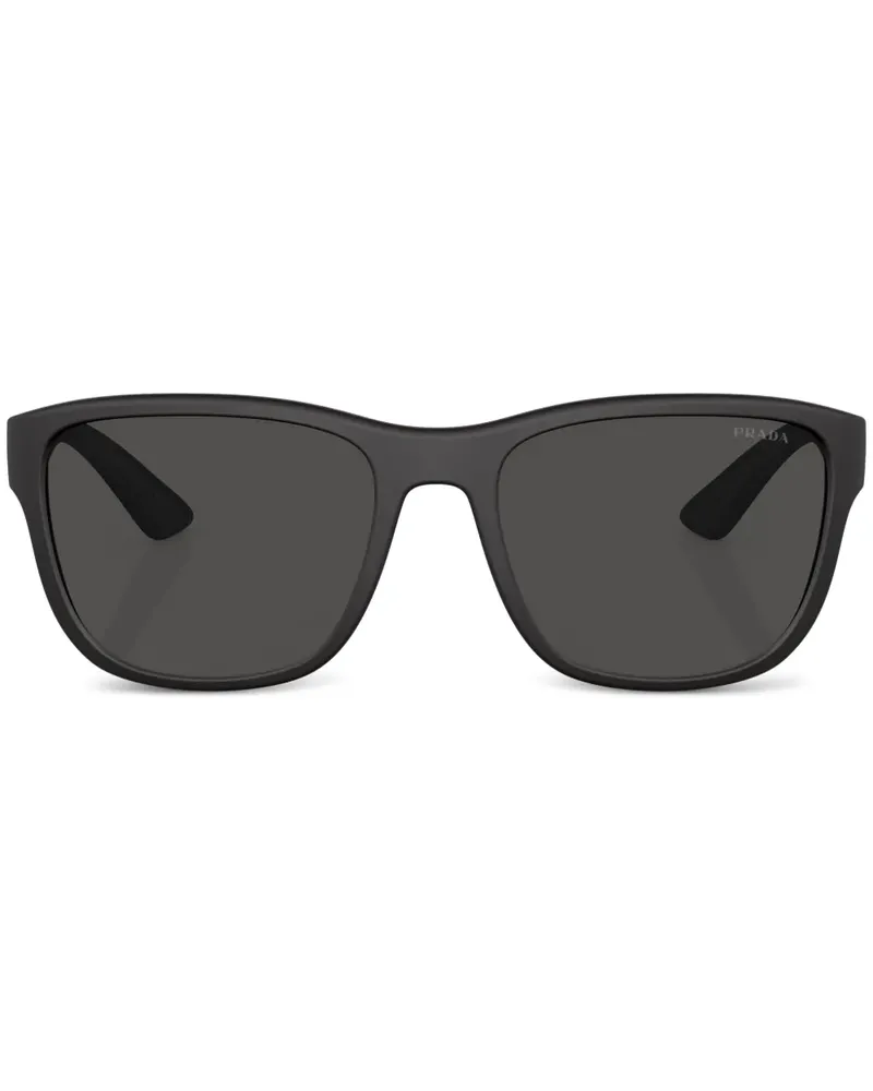 Prada Linea Rossa' Sonnenbrille - Schwarz Schwarz