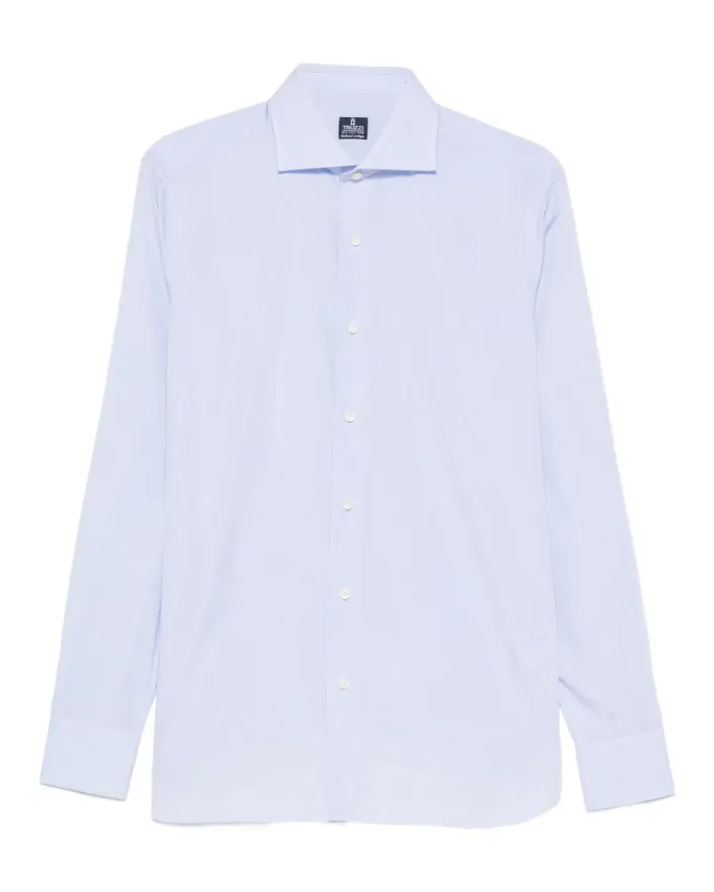 Truzzi spread-collar button-up shirt - Blau Blau