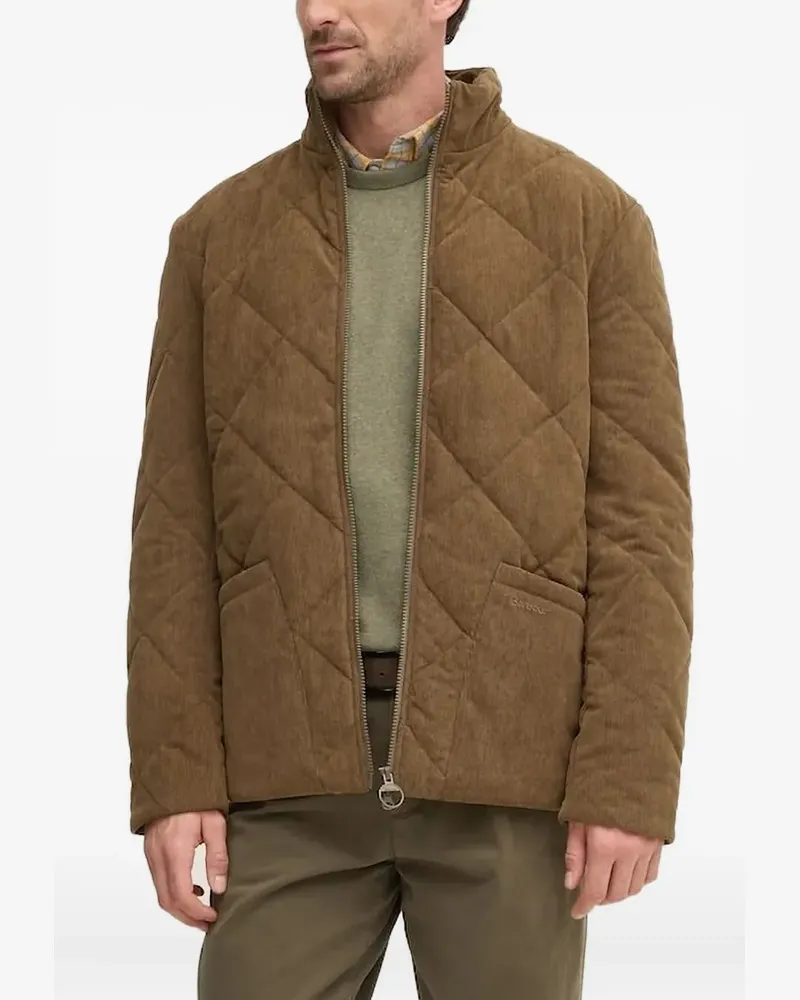 Barbour Wattierte Liddesdale Cordjacke - Braun Braun