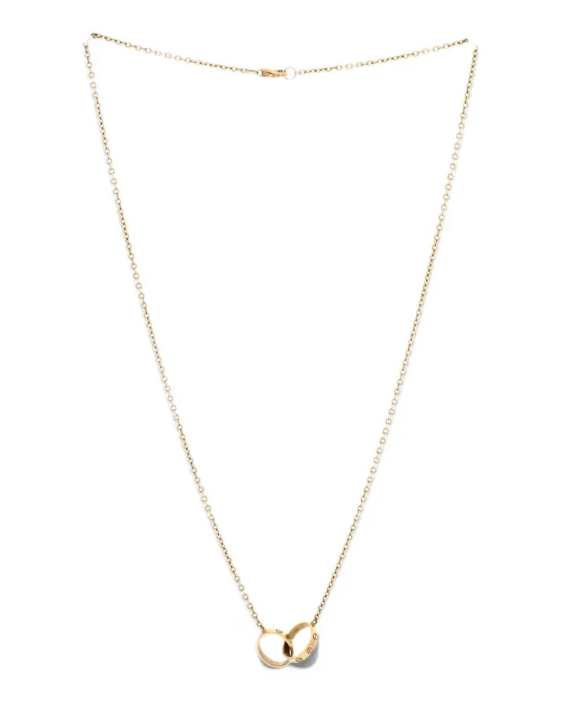 Cartier Love Interlocking 18K Yellow Gold necklace Gold