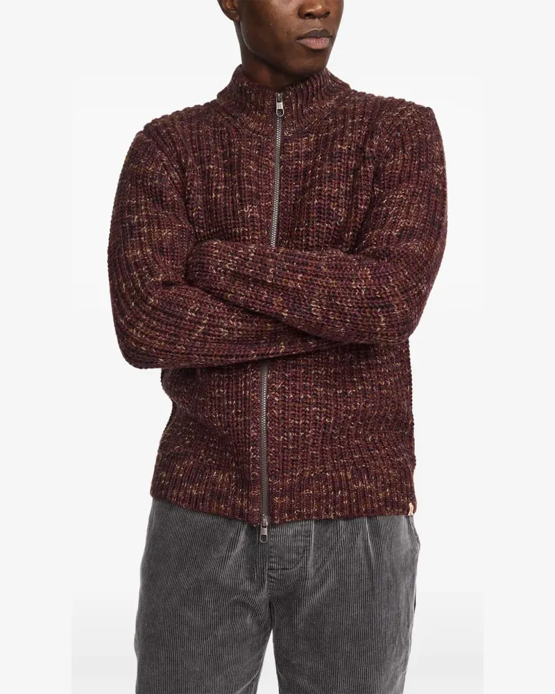 RVLT/revolution Grob gestrickter Cardigan - Rot Rot
