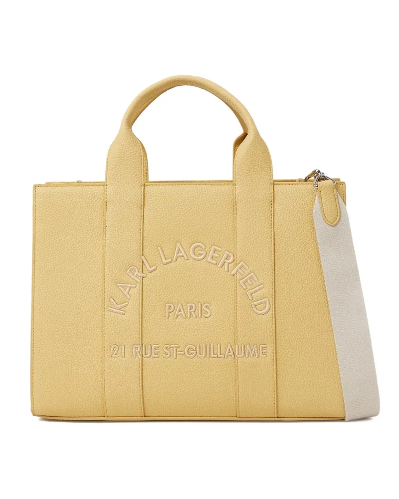 Karl Lagerfeld Mittelgroße Rue St-Guillaume Tote Bag - Gelb Gelb