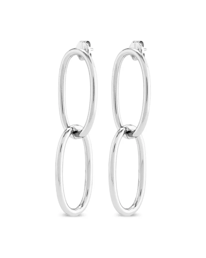 Federica Tosi Geometrische Ohrringe - Silber Silber