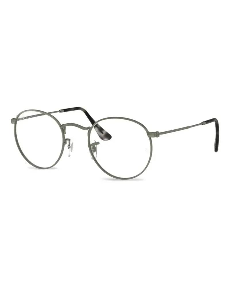 Ray Ban Brille mit rundem Gestell - Silber Silber