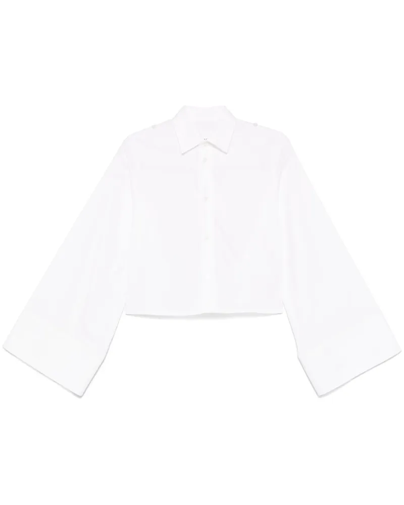 Maison Margiela Cropped-Hemd - Weiß Weiß