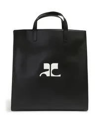 Courrèges Reedition Tote Bag Schwarz