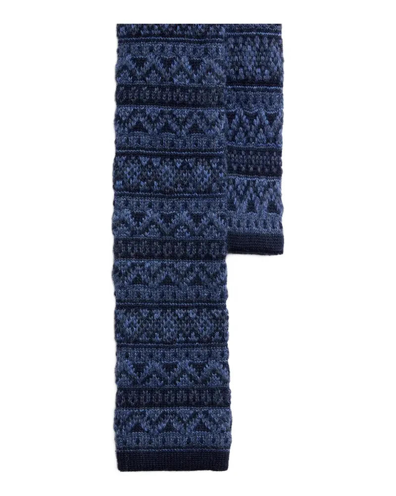 Ralph Lauren fair isle tie - Blau Blau