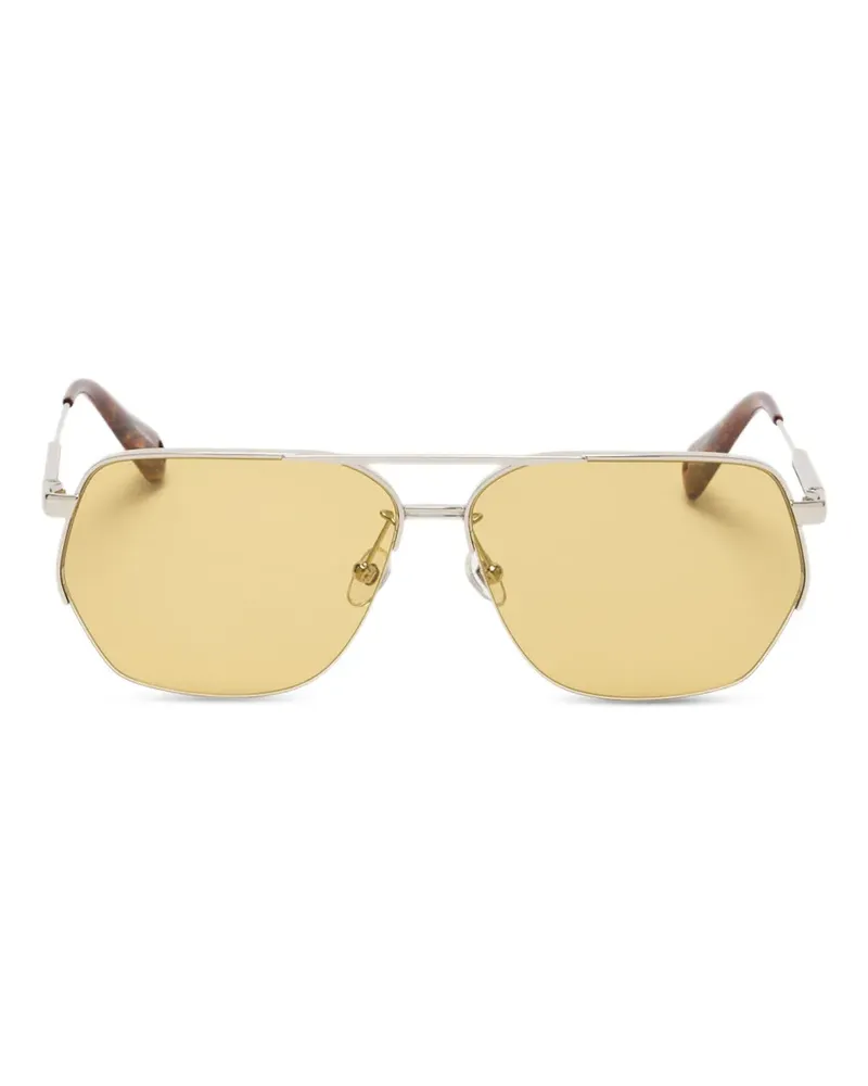Jacquemus Les Aviador Sonnenbrille - Silber Silber