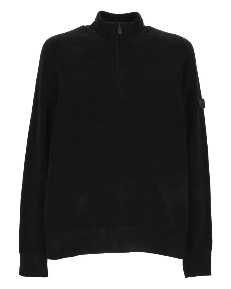 Peuterey Pullover mit Reißverschluss - Schwarz Schwarz