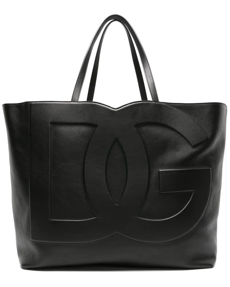 Dolce & Gabbana DG Logo Shopper Schwarz