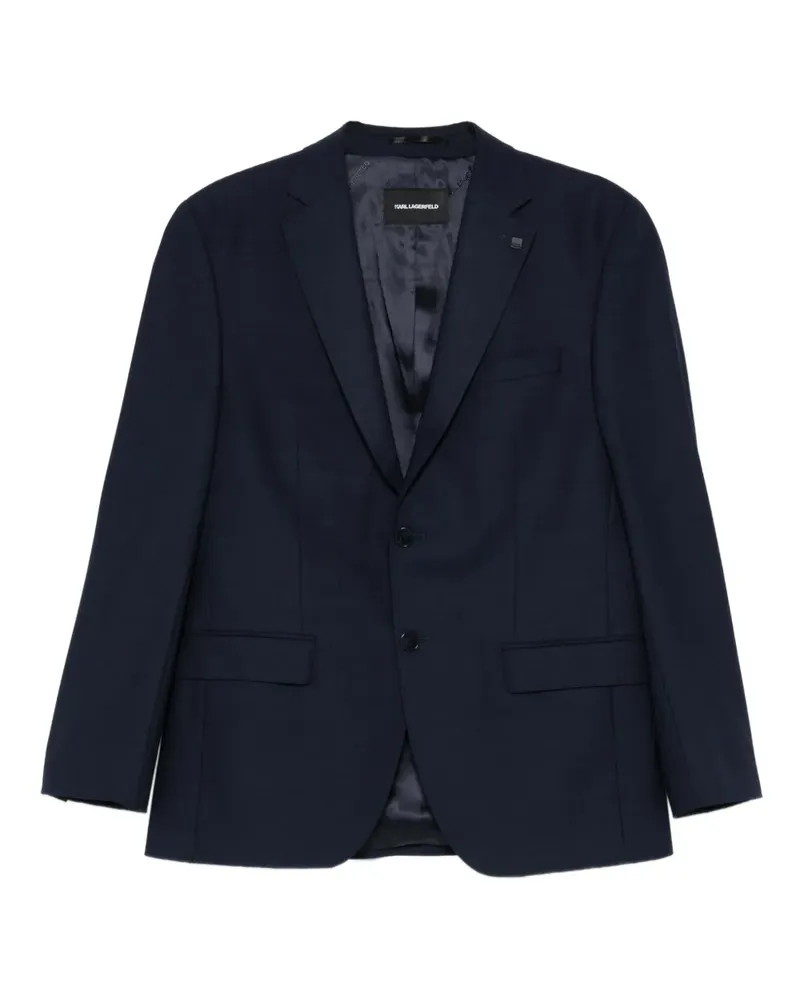 Karl Lagerfeld Einreihiges Sakko - Blau Blau