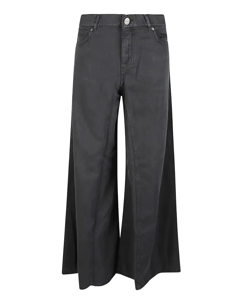 Pinko flared jeans with super-wide leg - Schwarz Schwarz
