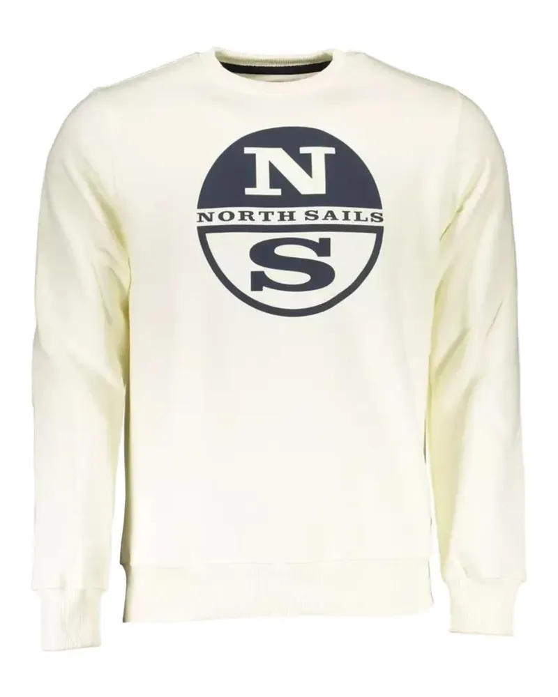 North Sails logo-print crew-neck sweatshirt - Nude Nude