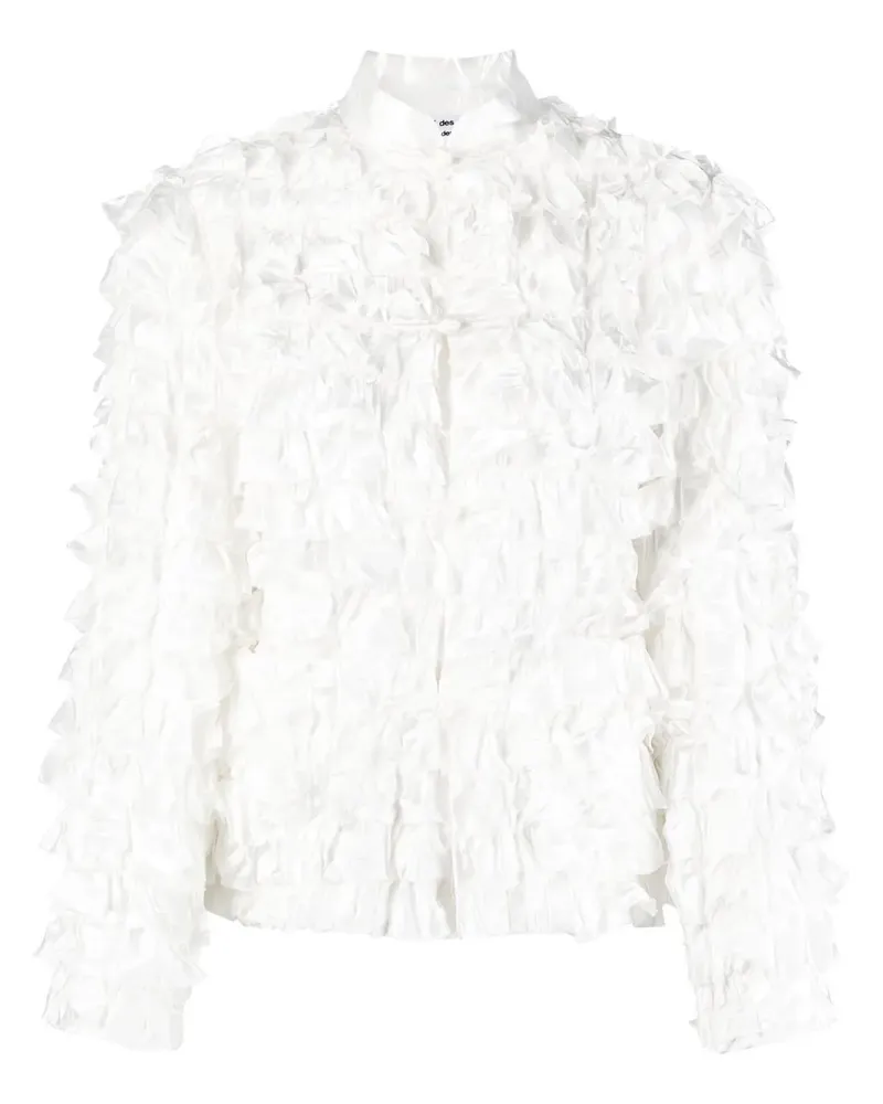 Comme des Garçons Jacke mit Stehkragen - Weiß Weiß