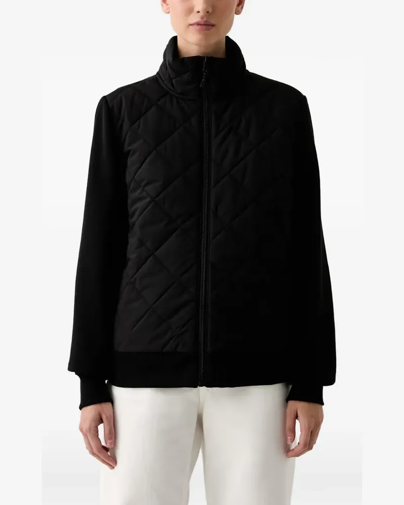 DKNY quilted panelled jacket - Schwarz Schwarz