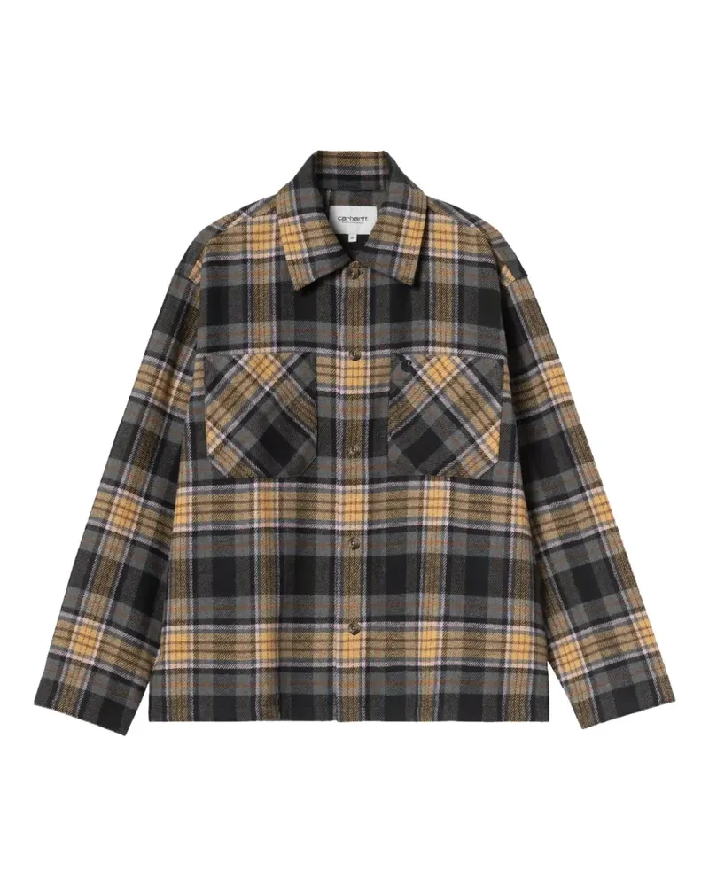 Carhartt WIP Kariertes Parson Hemd - Schwarz Schwarz