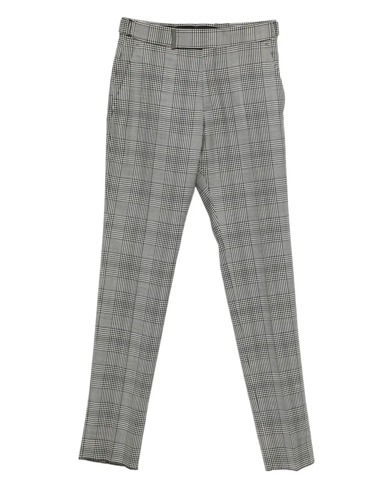Tom Ford check trousers - Grau Grau