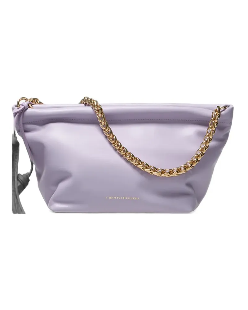 Carolina Herrera New York Pia tassel shoulder bag - Violett Violett