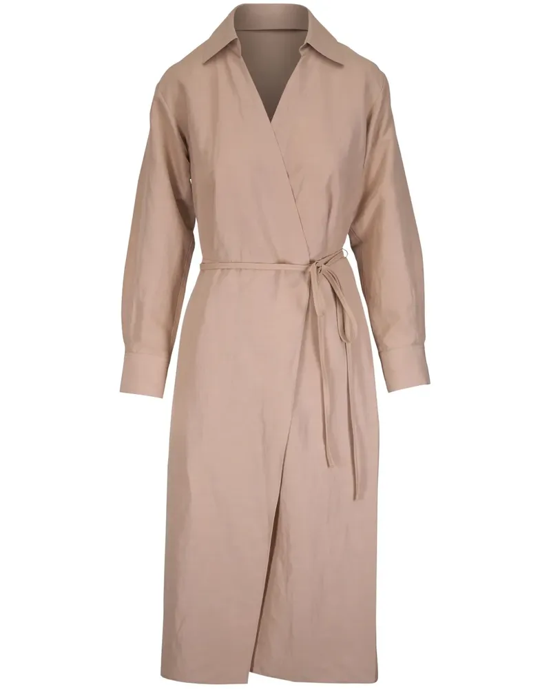 Vince Gewickeltes Kleid - Nude Nude