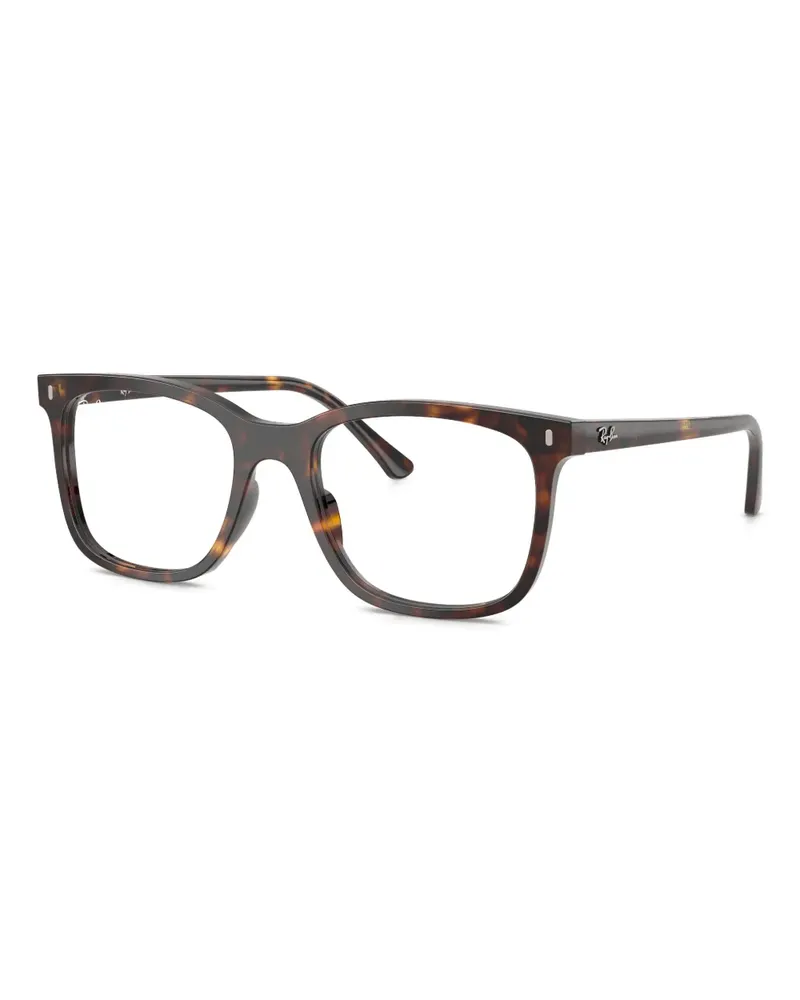 Ray Ban Brille mit eckigem Gestell - Schwarz Schwarz