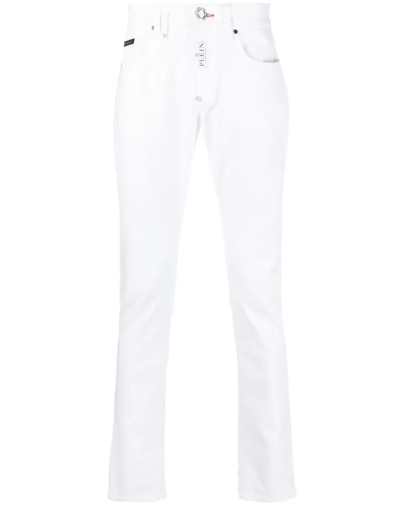 Philipp Plein Hexagon Skinny-Jeans - Weiß Weiß