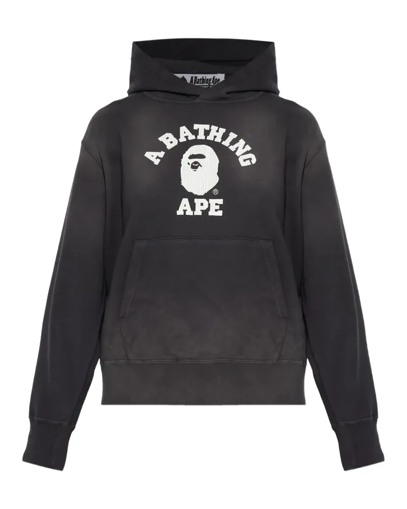 BAPE Hoodie mit Logo - Grau Grau