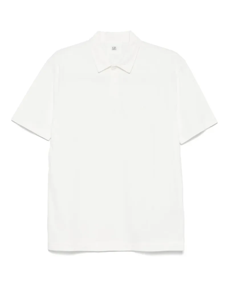 C.P. Company Klassisches Poloshirt - Weiß Weiß