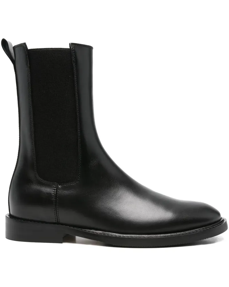 Anna F. Klassische Chelsea-Boots - Schwarz Schwarz