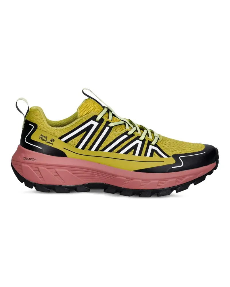 Jack Wolfskin Wild Hike Sneakers mit Mesh - Gelb Gelb