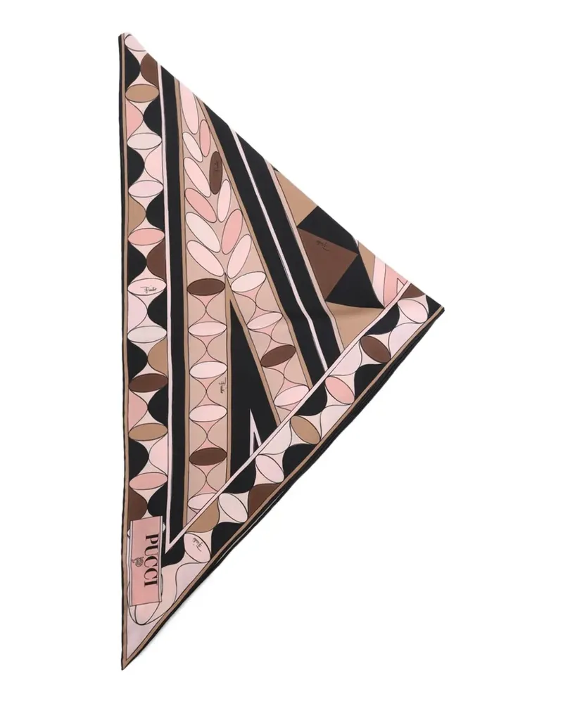 Emilio Pucci printed silk scarf - Rosa Rosa