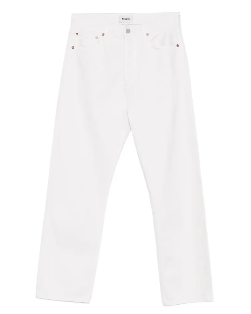 AGOLDE Five-Pocket-Jeans - Weiß Weiß
