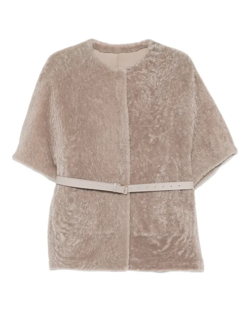 Manzoni 24 Jacke mit Gürtel - Nude Nude