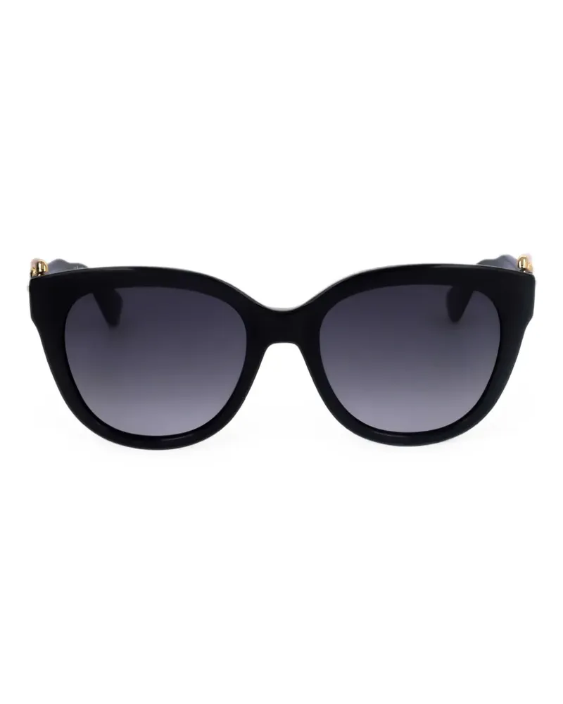 Moschino buckle-detail cat-eye sunglasses - Schwarz Schwarz