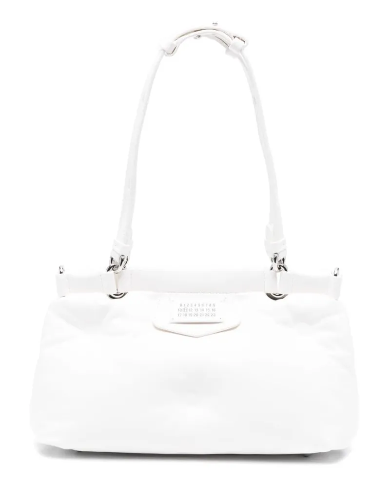 Maison Margiela Kleine Glam Slam Schultertasche - Weiß Weiß