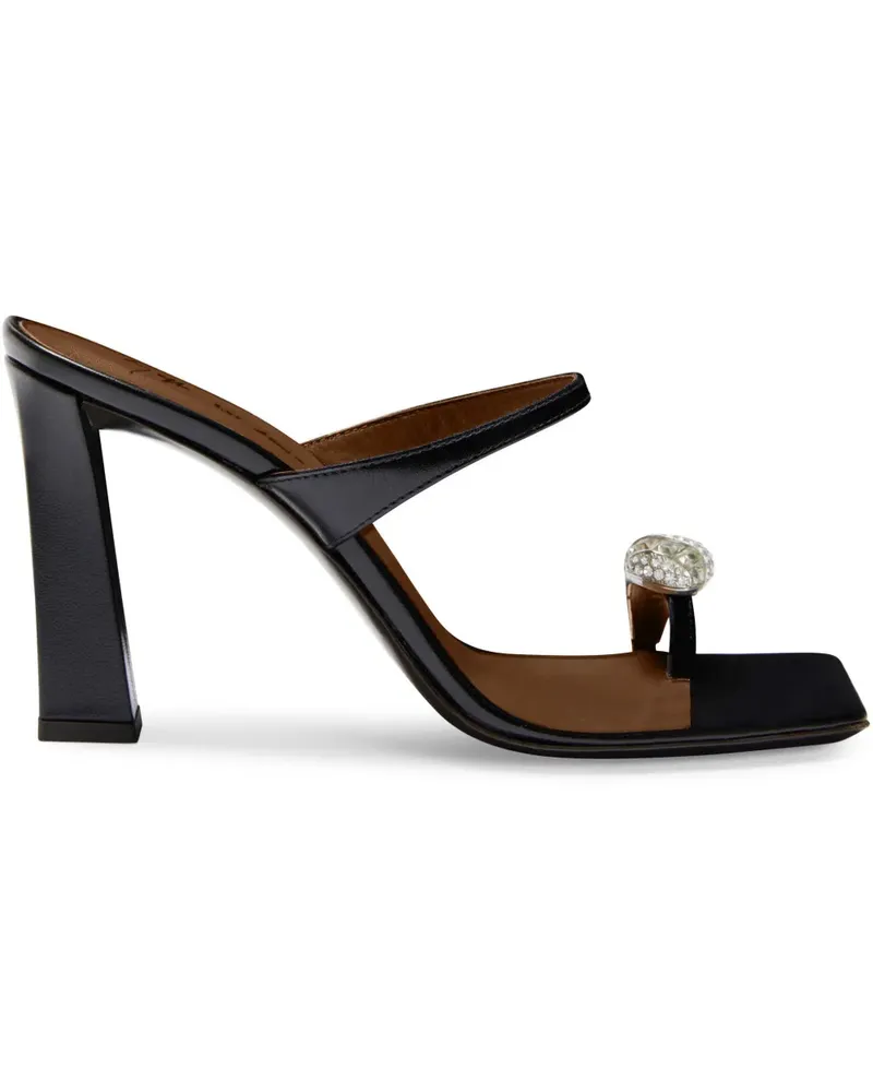 Giuseppe Zanotti Icon Ring Sandalen 90mm - Schwarz Schwarz