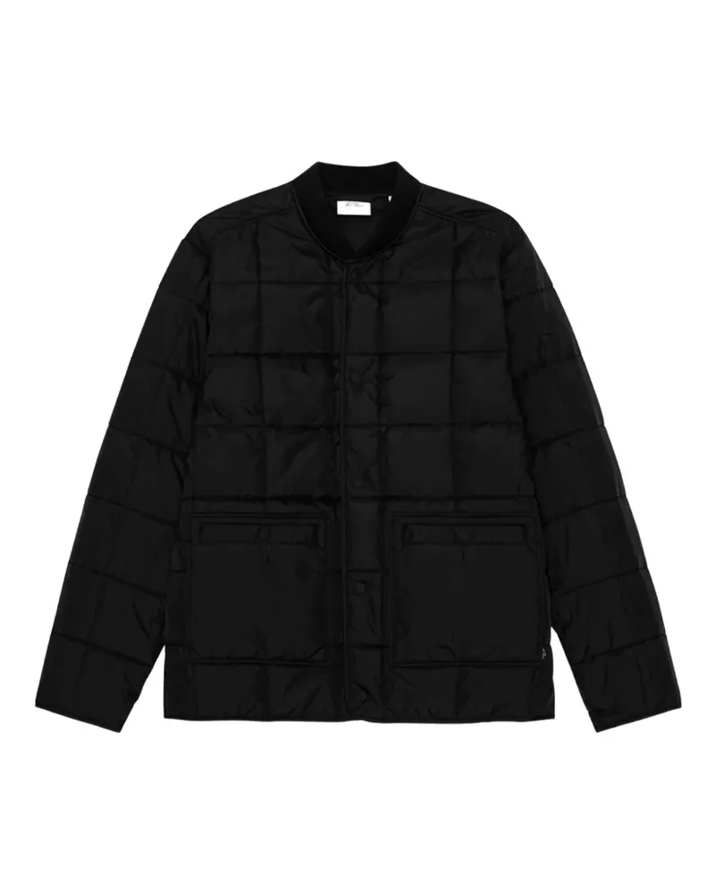 LES DEUX quilted-finish jacket - Schwarz Schwarz