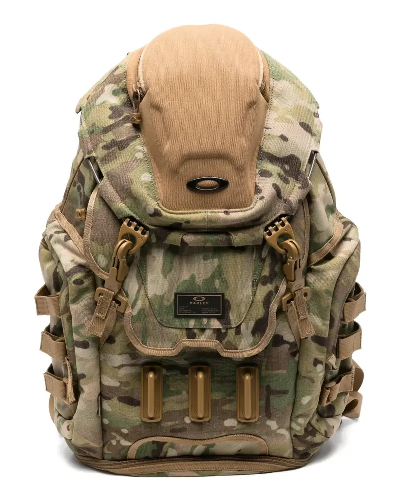 Oakley camouflage-print backpack - Nude Nude
