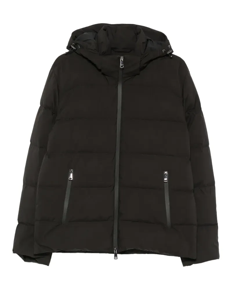 Paul & Shark Gefütterte Kapuzenjacke - Schwarz Schwarz