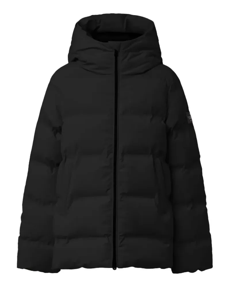 ECOALF Mia hooded padded jacket - Schwarz Schwarz