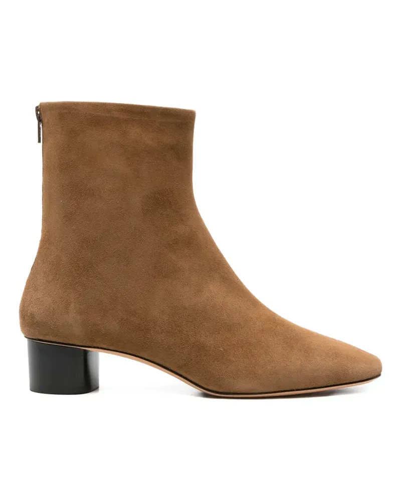 Le Monde Béryl Carole suede ankle boots - Braun Braun