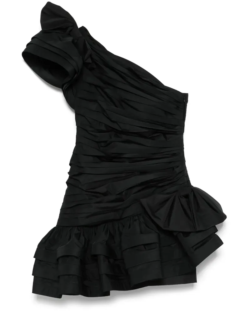 Alessandra Rich Minikleid aus Taftstoff - Schwarz Schwarz