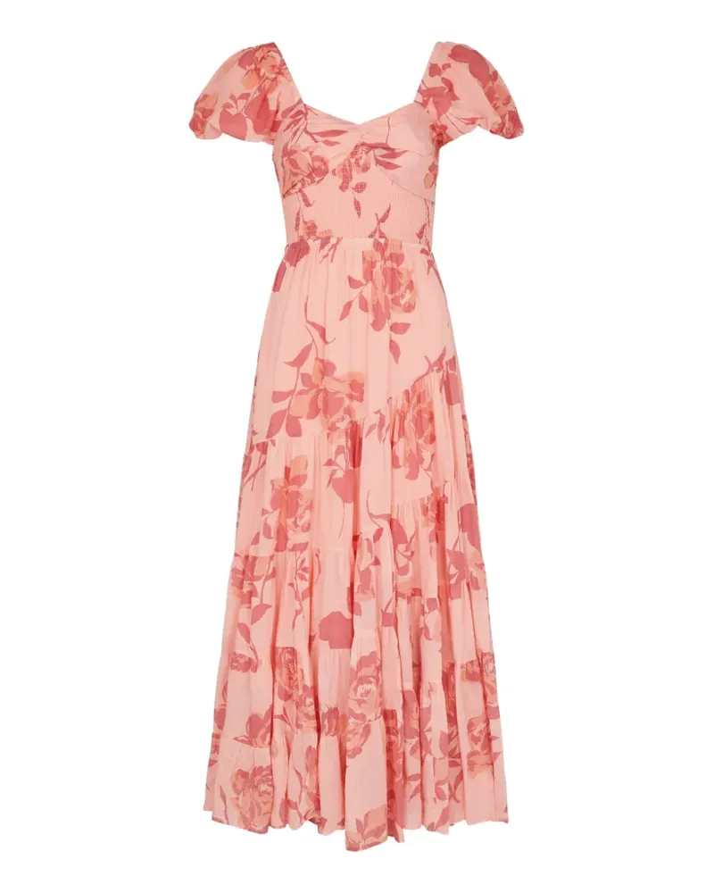 Free People Sundrenched Kleid mit Blumen-Print - Rosa Rosa
