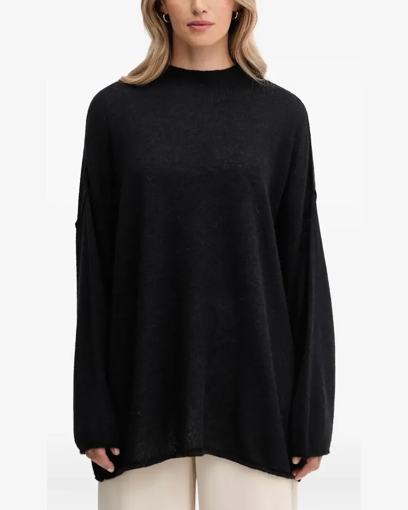 Pinko Pullover mit Logo-Rückenausschnitt - Schwarz Schwarz