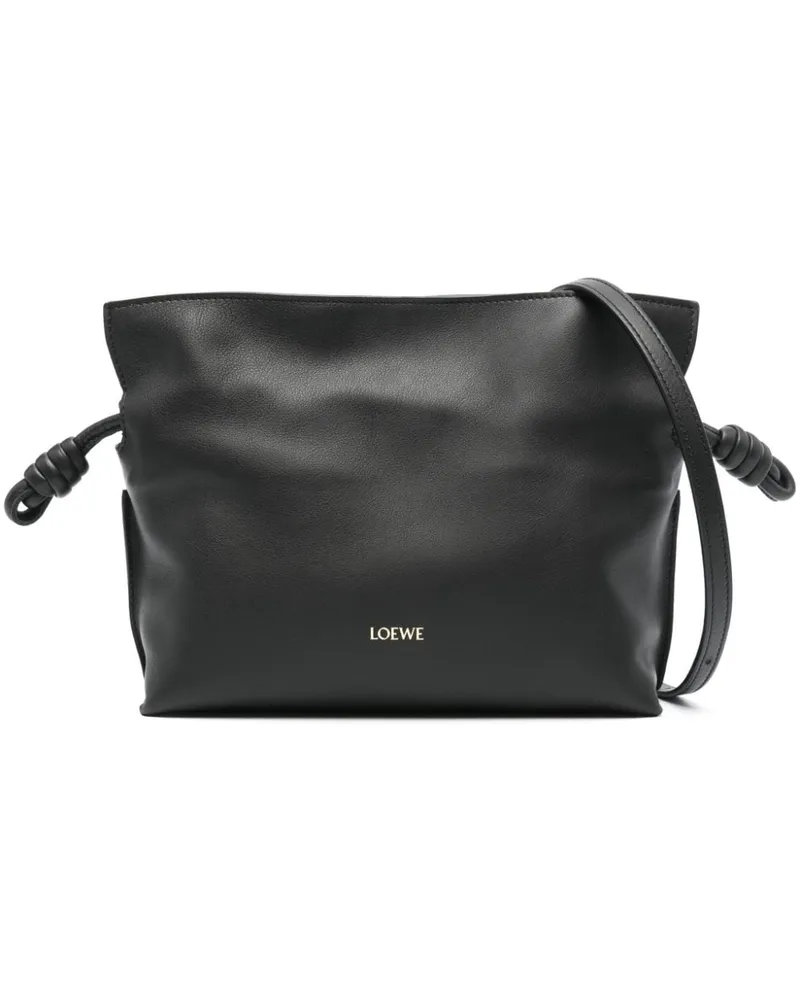 Loewe Mini Flamenco Clutch Schwarz