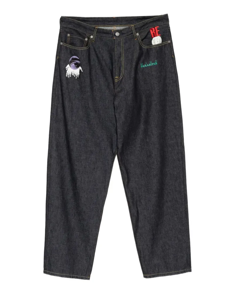 Undercover Jeans mit Print - Blau Blau