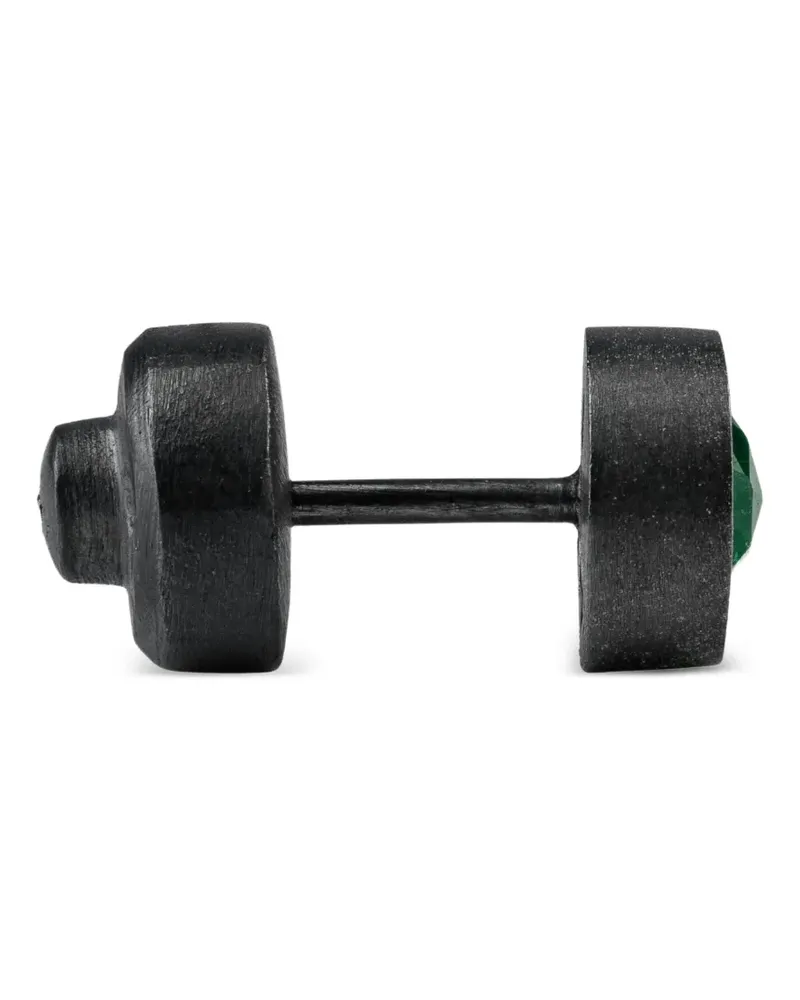Parts Of Four Ohrstecker mit Smaragd - Schwarz Schwarz