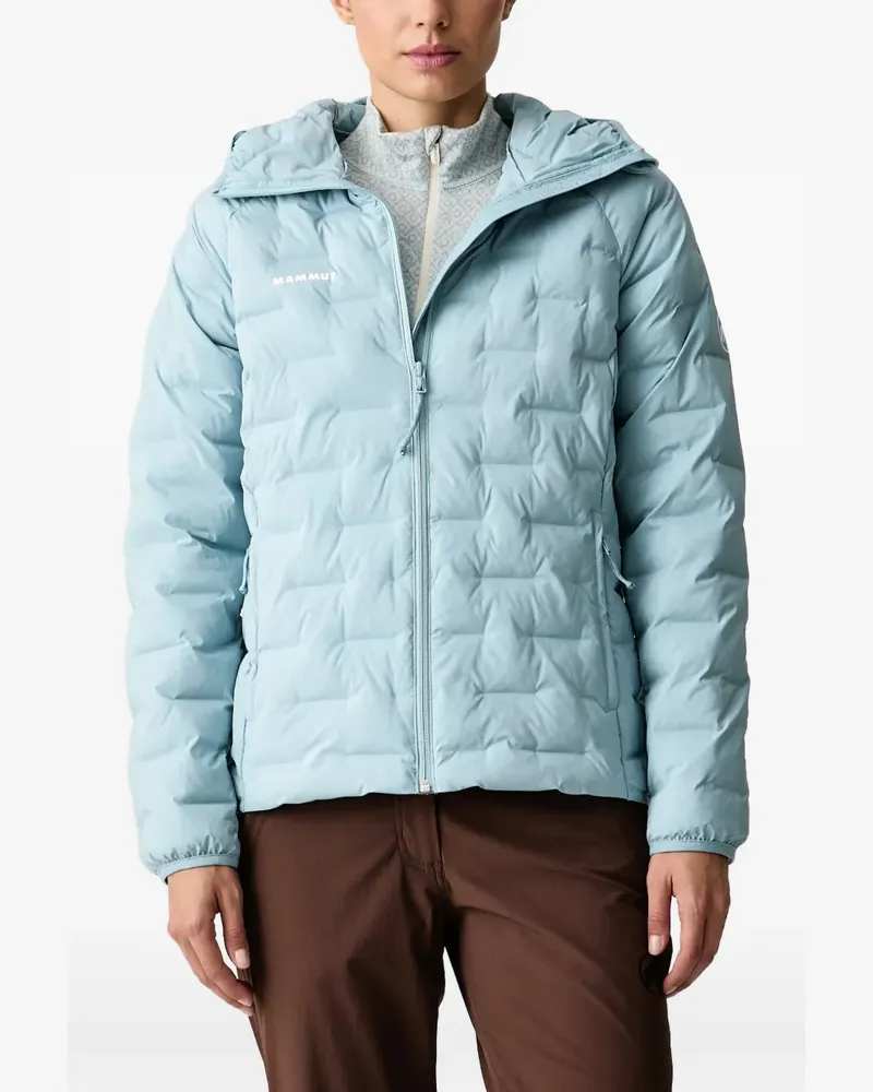 Mammut Sender quilted hooded jacket - Blau Blau