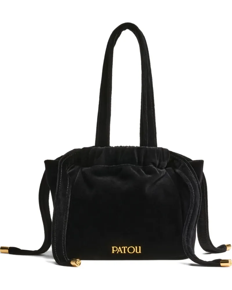 Patou Evening Beuteltasche aus Samt - Schwarz Schwarz