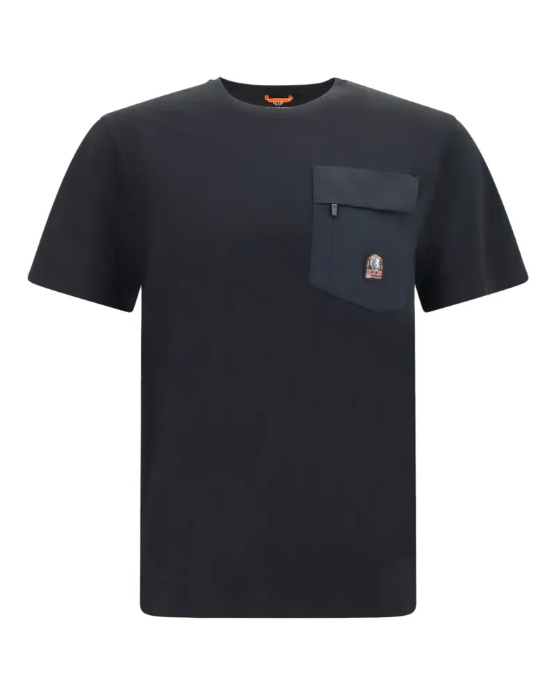 Parajumpers Mojave 2.0 T-Shirt mit Patch - Schwarz Schwarz